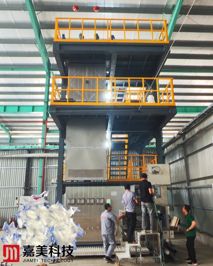 polypropylene micro fiber reinforced concrete pp fiber machine production line